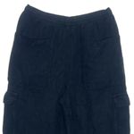 Whistles Women's Amber Cargo Pocket Pants Black Tonal Stripe Cargo Pocket Size 6 Photo 3