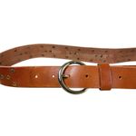 American Heritage Amsterdam Heritage Cognac Brown Leather Belt Women’s Size M (95 CM) Studded Photo 1