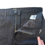 Just Black Size M Tatiana A-Line Denim Mini Skirt Black Frayed Stitch Fix NWT Photo 5