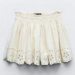 ZARA  Cream High Waist Women Shorts Photo 7