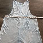 Lululemon  Womens Racerback Tank Blue Grey Striped Lightweight Athletic Sz Small Photo 4