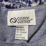 Vintage Cozee Corner 2X Chambray Dress Lounge Muumuu Cottage Modest Pockets Blue Size XXL Photo 4