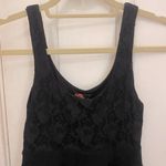 Forever 21 Floral Lace Top Dress in Black Photo 2