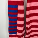 CAbi Picnic Cardigan Sweater Mixed Red Pink Black Blue Stripes Size XS Photo 5