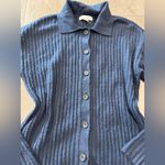 Treasure & Bond  Navy Button-Down Shirt cardigan Photo 7