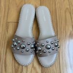 Marc Fisher sz 9 M beige slides sandals NWOT Photo 1