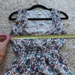 Billabong Women’s Boho Festival Romper Red & Blue Floral Size XS Photo 5