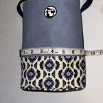 Spartina 449  BLUE CREME DESIGN CANVAS BOTTLE CARRIER WITH NYLON LINING INTERIOR Photo 8