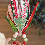 Christmas purse bag charm Red Photo 0