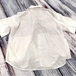 Vintage Willow Bay Patriotic Flag Wide Sleeve Button Down Shirt​ White Size 1X Photo 3