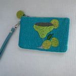 Chico's Chico’s Margarita Madness Turquoise Green Beaded Wristlet Purse Photo 7