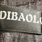 Dibaolong gray wide leg pulll on drawstring pants with pockets size S loungewear Photo 1