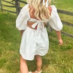 White Bow Dress Photo 3