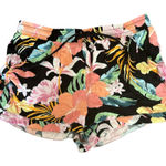 Hurley  women’s shorts with a Hawaiian hibiscus floral pattern size small Photo 0
