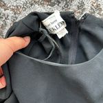 Vintage Jackie Bernard for Eklektik Long Sleeve Bow Dress Black White 14 Photo 6