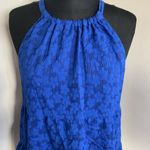 Anthropologie 31. Swing Halter Top Sleeveless Electric Blue Size Small Photo 1