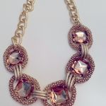 Gold gem statement necklace Photo 5