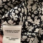 Apiece Apart La Ventura Maxi Dress in Black and White Tiny Flowers Photo 13