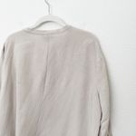 The Limited [] Neutral Linen Tan Crew Neck Button Down Tunic Shirt Lagenlook XL Photo 7
