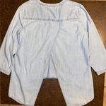 ZARA Trafaluc Denim Makers Denim Top with Asymmetrical Open Back Photo 1