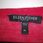 Eileen Fisher  LP Linen Shrug Dark Coral Open Light Cardigan Petiite Photo 2