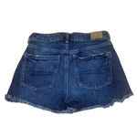 American Eagle TOMGIRL Denim Short Women’s Size 4 Raw Hem Distressed Photo 3