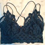 Free People dark blue  lace bralette Photo 0