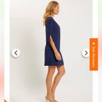 Jude Connally Blue Swirl Megan 3/4 Sleeve Jude Cloth Shift Dress Sz.L Size L Photo 2