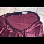 Johnny Was  Silky Maroon Maxi Skirt sz S Photo 8