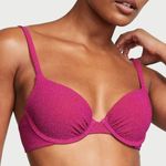 Victoria's Secret VS Swim Shimmer Icon Push-Up Top + Side-Tie Brazilian Bikini Bottom Forever Pink Photo 1