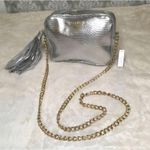 Victoria's Secret Victoria’s Secret Official Crossbody 2016 Paris Show Silver Reptile NWT Photo 6