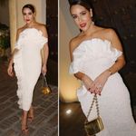 Mara Hoffman  Kana Strapless Smocked Midi Dress Size XS NWOT Photo 10