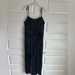 Ulla Johnson Orla Tie Strap Crinkle Satin Midi Dress in Noir NwT 12 Photo 3