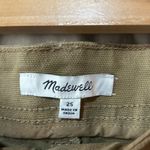 Madewell  Women's 25 High Waist Khaki Wide Leg Crop Utility Pants Bottoms Jeans Photo 2
