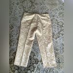 J.Crew DRESSY gold foil pattern  pants 🌟🌟🌟 Photo 1