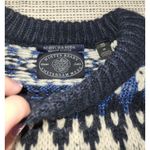 Scotch & Soda Fair Isle Crewneck Sweater Blue size Medium Photo 3
