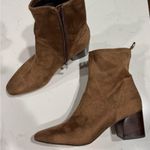 Donald Pliner  Brown Suede Ankle Boots Photo 0