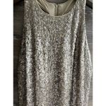 Badgley Mischka  Scroll Sequin Halter Mini Dress Belle Dress Size 14 Photo 1