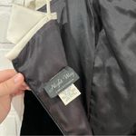 Y2K Night Way Collections Vintage White and Black Velvet Dress w/Tulle 90s 2000s Size 8 Photo 14