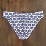 Kate Spade  New York Shell‎ Print Blue White Bandeau Bikini Swim Bottoms Women’s Photo 4