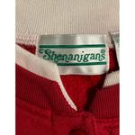 Shenanigans VINTAGE Womens Sweater S Red Gingerbread Men & Candy Canes Pattern Photo 2