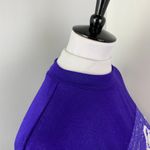 Vintage Pebble Court Purple Christmas Bow Mock Turtleneck Sweatshirt Large Photo 3