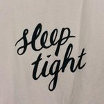 Kate Spade XS Pink, Black Knit Long Sleeve Sleep Tight Pajama Loungewear Top Photo 4