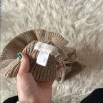 Tan Ribbed Knit Tube Top Size M Photo 3