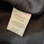 Lovers + Friends  Black Satin Lace Up Boulevard Blouse Photo 5