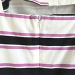 Who What Wear  Target Sleeveless Striped Button Front Romper Small Purple White Photo 8
