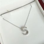 14k Gold "S" Initial Necklace Photo 0