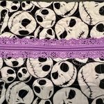 Jack Skellington Nightmare Before Christmas Quilted Makeup Bag Pouch Case Tote Black Photo 1