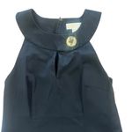 Michael Kors  Dress Womens Size 6 Black Sleeveless Halter Neck Keyhole Front Photo 2