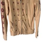 Lucky Brand  Women's‎ Size Small Embroidered Boho Full Zip Sweater Jacket Photo 2